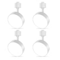 Diffuse J Type Track Lighting Heads, 12W White 4 Pack