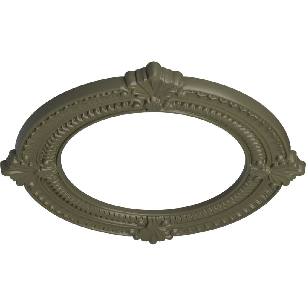 Benson Ceiling Medallion, Painted Turtle