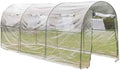 Large Portable Greenhouse 177x75x79 Inch, Walk-in Outdoor Gardening Plant Growing Tent with Heavy Duty Powder-Coated
