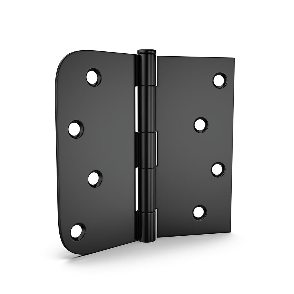 12 Pack Matte Black Door Hinges 4 x 4 Inch Interior Door Hinge