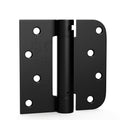 3 Pack 4" Spring Door Hinges Black Square 5/8" Radius Corners