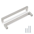 5 Pack 8 Inch Brushed Nickel Cabinet Pulls Kitchen Handles