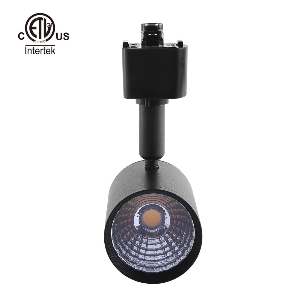 12 Pack H Type LED Track Lighting Heads 6.5W 3000K Warm White Black