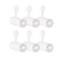 16.5W Dimmable H-Type LED Track Light, 6-Pack, 24°