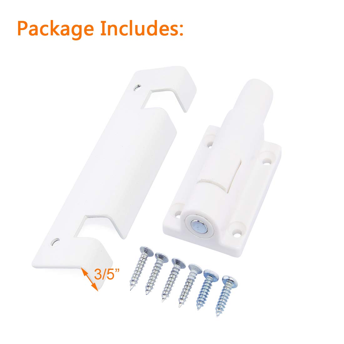 Patio Sliding Door Security Foot Lock Kick Lock, Fits on Top Rail-Childproof patio Door guardian-or Bottom Rail-Foot