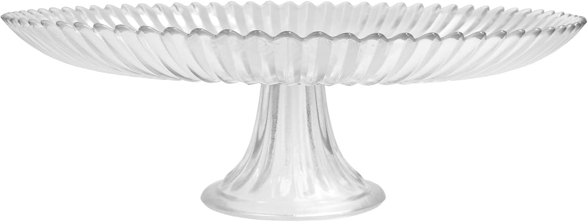 Archie Serveware, Large Cake Stand, 13", Clear