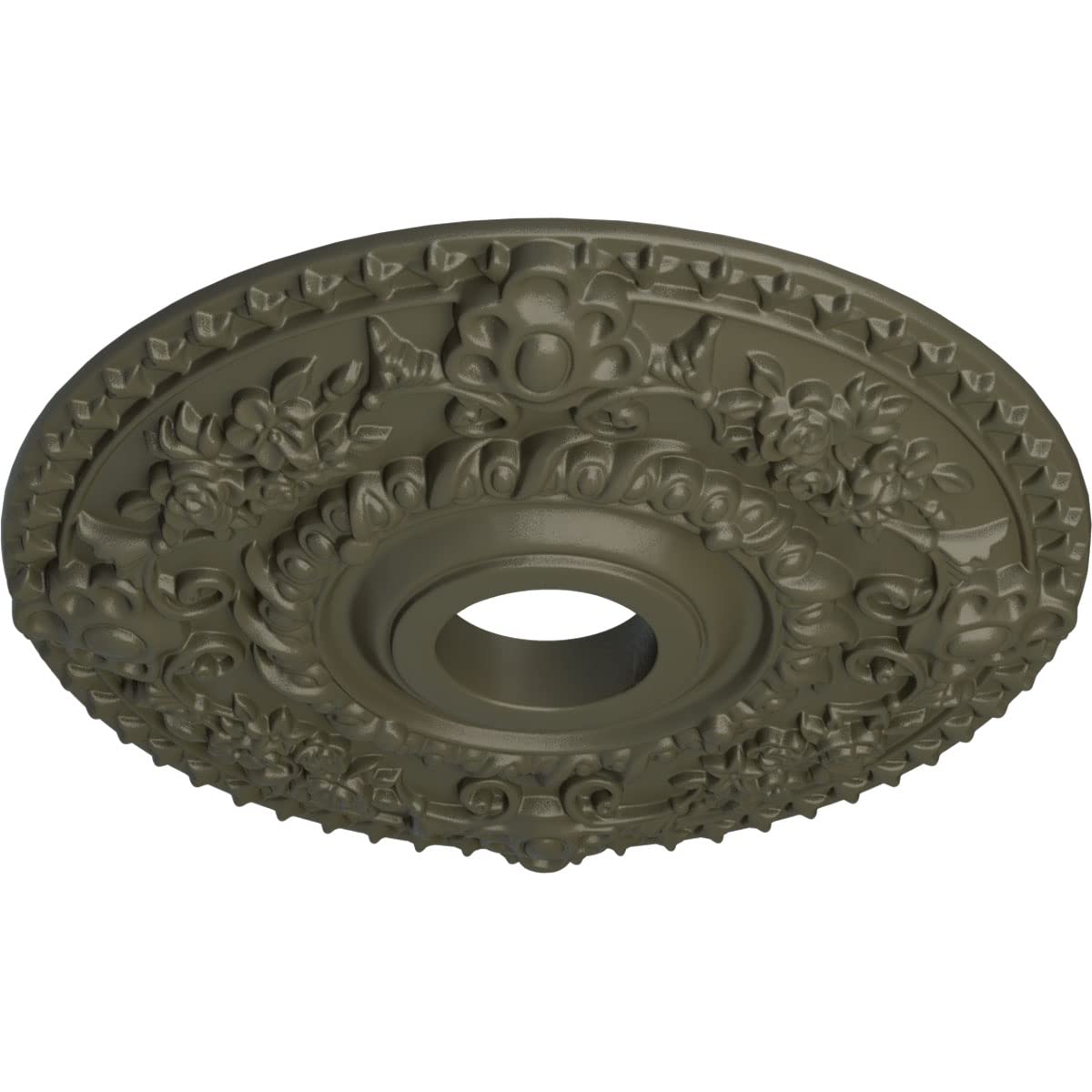 Rose Ceiling Medallion, Witch Hazel