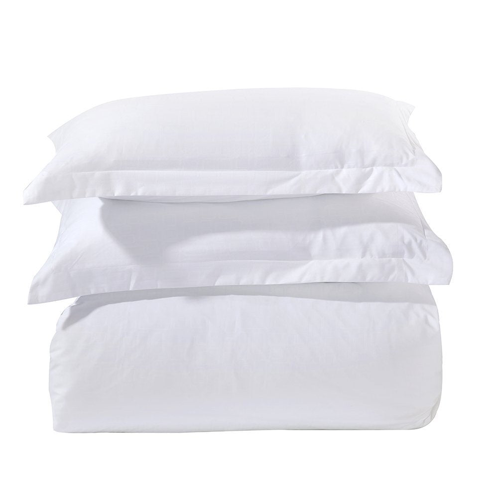1200 Thread Count Egyptian Cotton Duvet Cover Set, King, White