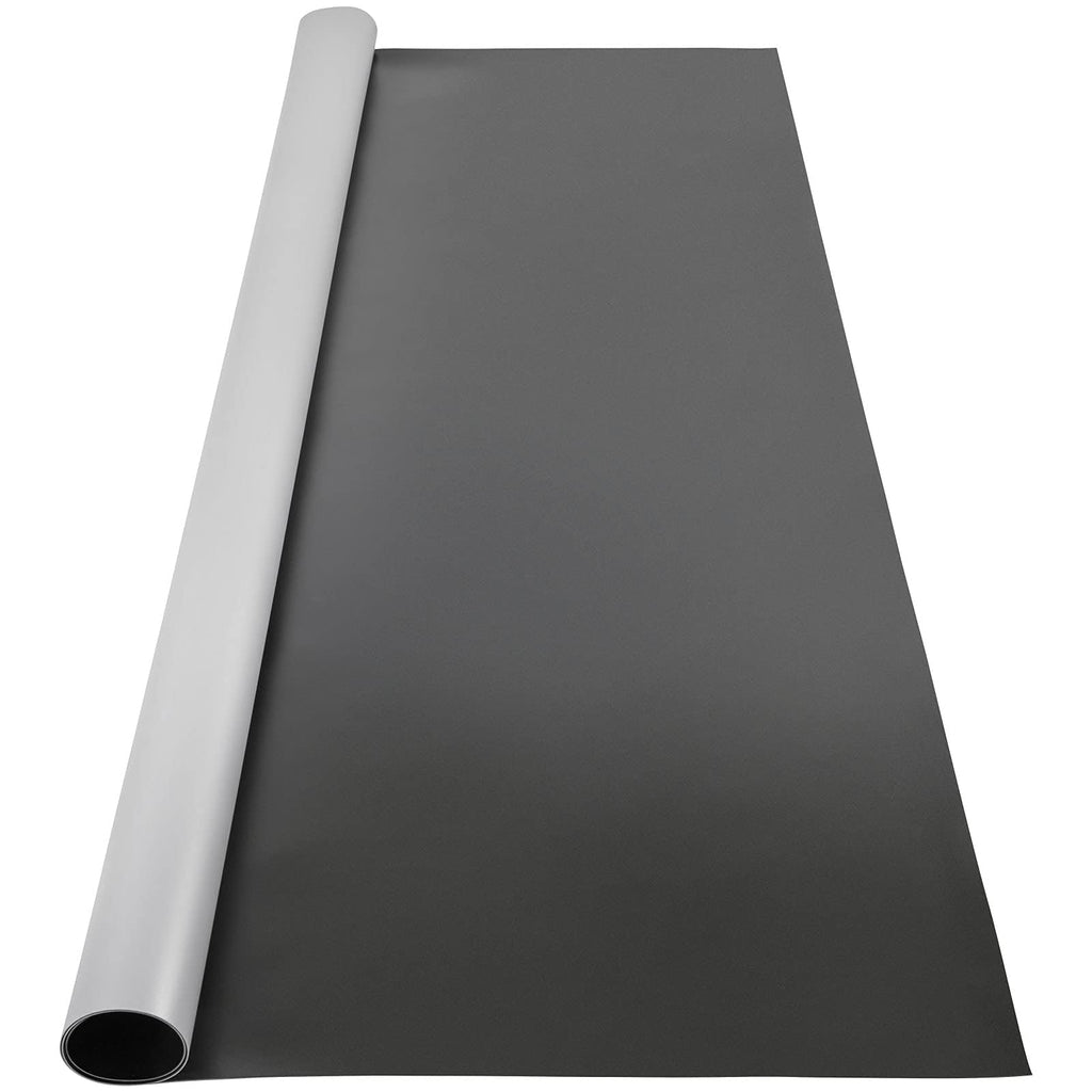 Dance Floor 6.6x11.8ft, Portable Dance Floor Roll 0.06in Thick PVC Vinyl Dance Mat Black/Grey Reversible Marley Dance