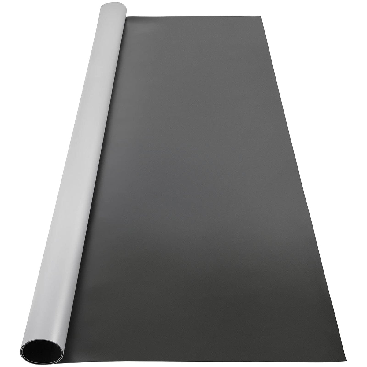 Dance Floor 6.6x11.8ft, Portable Dance Floor Roll 0.06in Thick PVC Vinyl Dance Mat Black/Grey Reversible Marley Dance