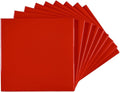 4.25x4.25 Inch Glossy Red Ceramic Wall Tile by - Box of 10 Pieces (1 Sq Ft) for Classic Kitchen Backsplash, Bathroom
