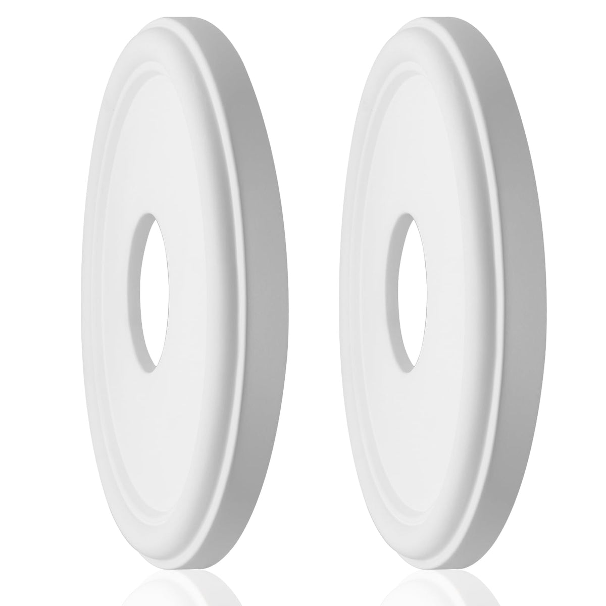 White Molded PU Ceiling Medallion