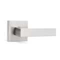 1 Pack Dummy Door Handles in Brushed Nickel, Non-Turning Interior Door Levers, Heavy Duty Single Side Pull Handles