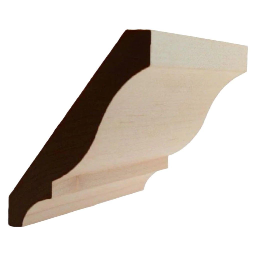 Colonial Crown Moulding Trim, 3/4" x 4-5/8", Red Oak, 94"