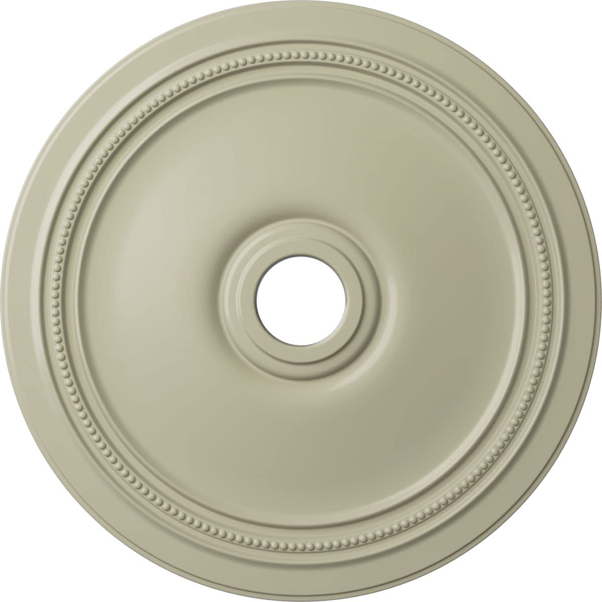 Diane Ceiling Medallion, 24"OD x 3 5/8"ID x 1 1/4"P (Fits Canopies up to 6 1/4"), Hand-Painted Clear Yellow