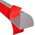 3/4′′Flexible Quarter Round Molding Peel and Stick Rubber Trim Molding 19.7Ft Double-Sided Self-Adhesive Strips.DIY
