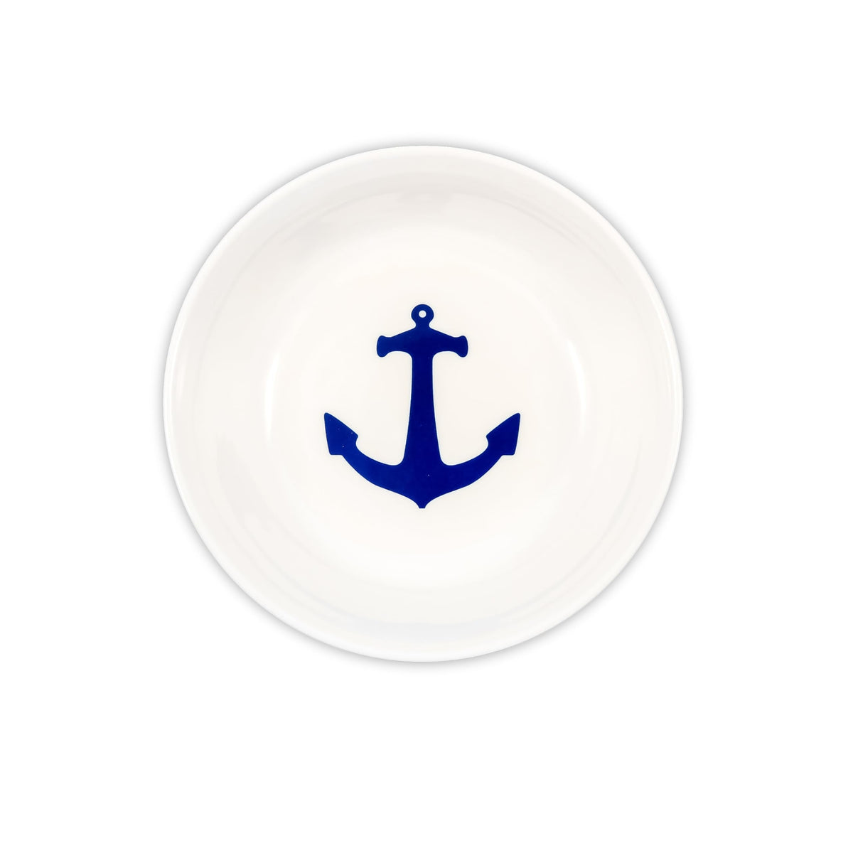 12 Piece Melamine Dishware Set - Features Blue and White Nautical Design - Includes 4 Bowls, 4 Salad Plates, & $