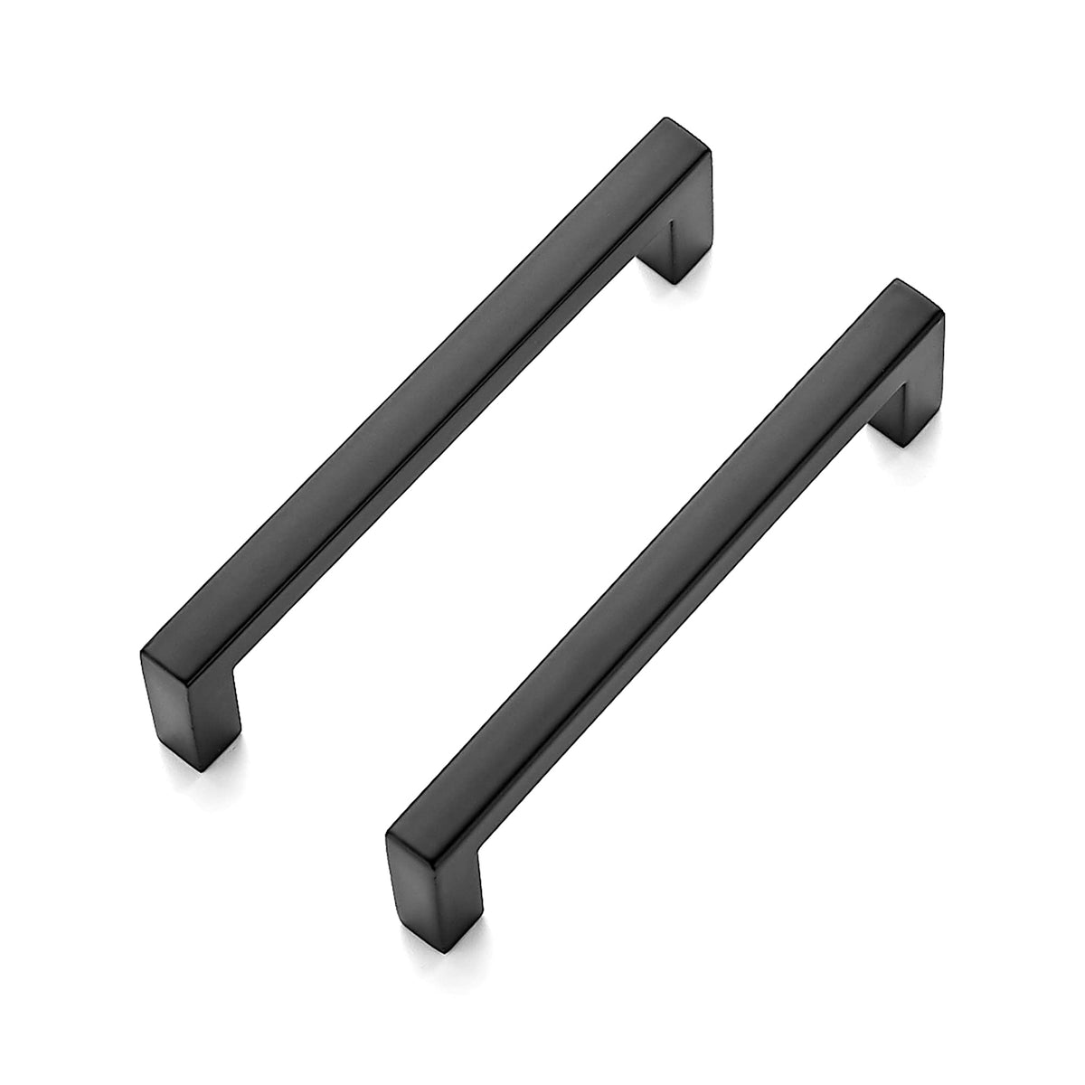 Matte Black Cabinet Handles Solid Cabinet Pulls 3-3/4 Inch 25 Pack