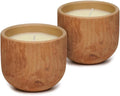 Floral Ceramic Candle Set 8 oz Aromatherapy Scented Jar Candles Long Lasting Fragrance Decorative Home Bedroom