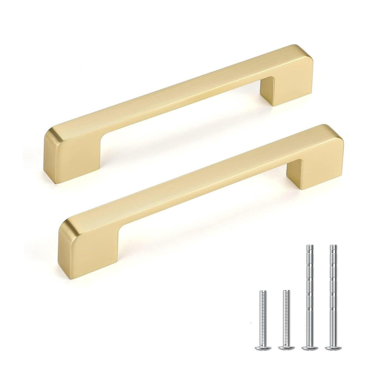 Brushed Gold Cabinet Pulls 5 Inch Gold Cabinet Handles 5 Pack