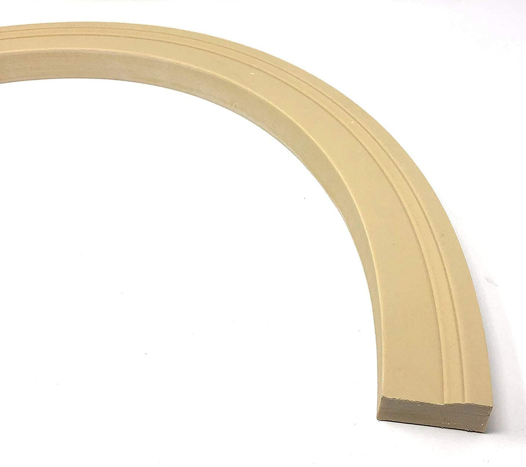180: Flexible Brick Molding: 1.25" Thick x 2" Wide - PRE Curved to fit Half Round Arches 67" Diameter up to 84"