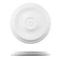 White Decorative Round Ceiling Medallion 1PCS, 12" OD