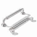 5 Pack 5 Inch Solid Zinc Alloy Brushed Nickel Cabinet pulls