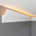 10 Pack 47.24′′(Total 39.4 Ft) Ceiling Crown Molding with LED Duct Kit
