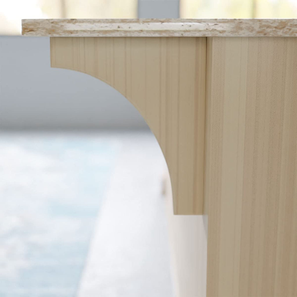 Clarksville Wood Brackets, 1 3/4"W x 10"D x 12"H , Rubberwood