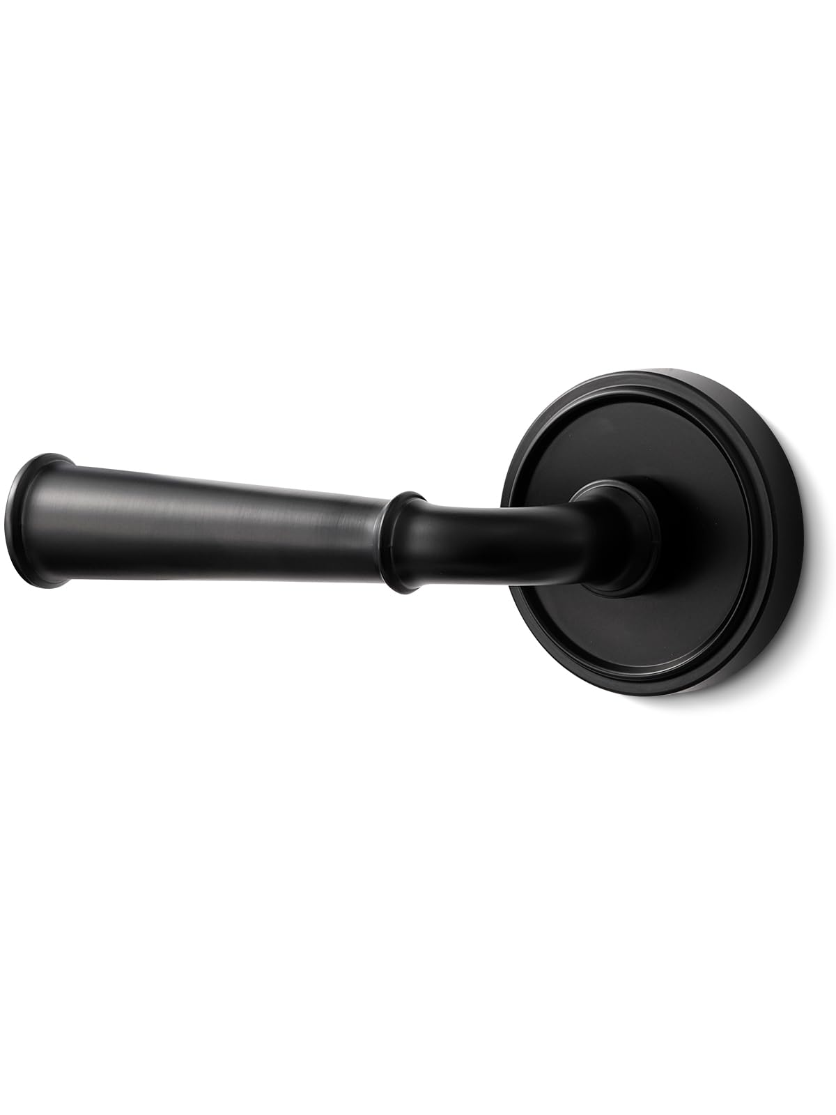 Door Handle Black Double Dummy Door Lever, 1 Pack