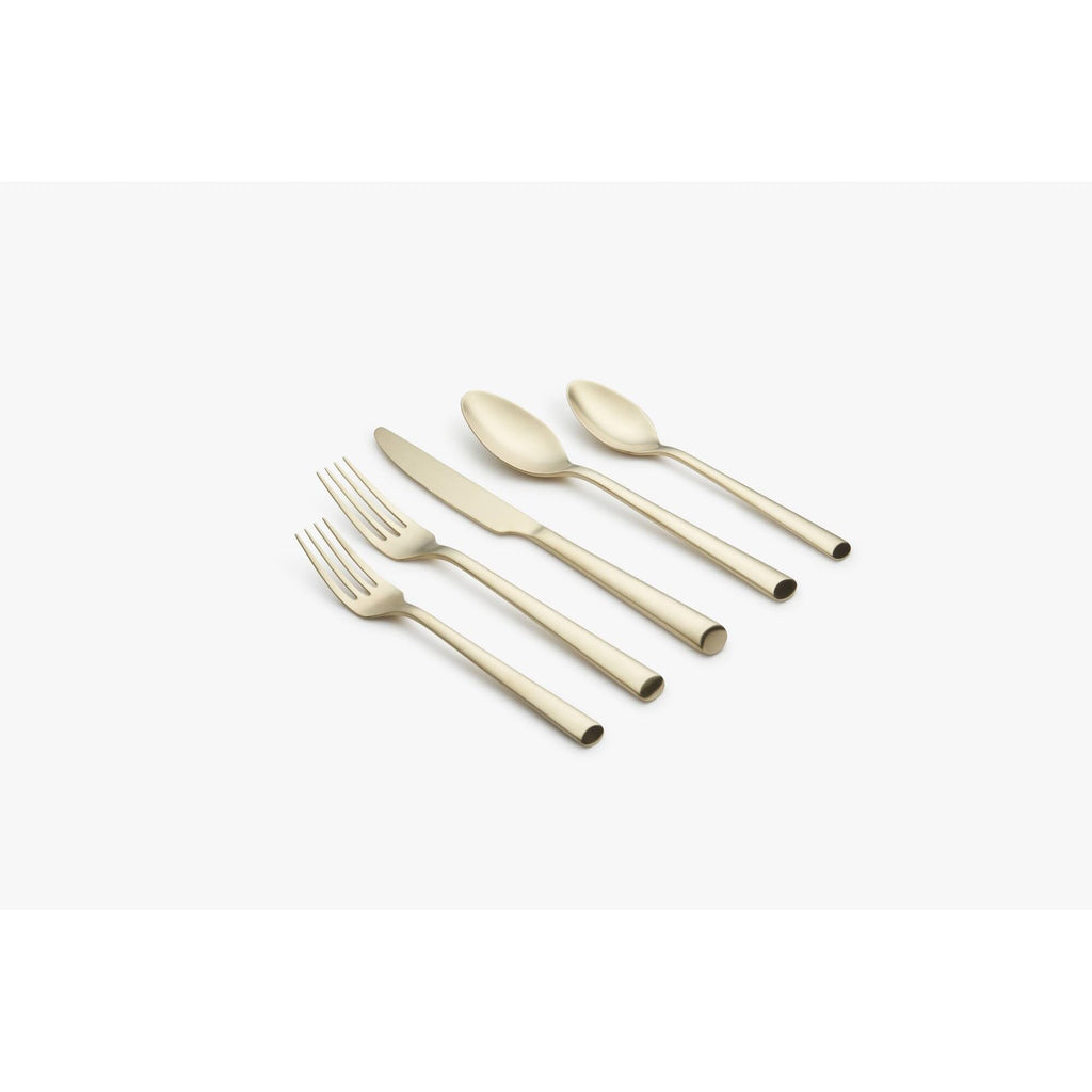 Silversmiths Gilda Champagne Satin 20-Piece Flatware Set, Service for 4
