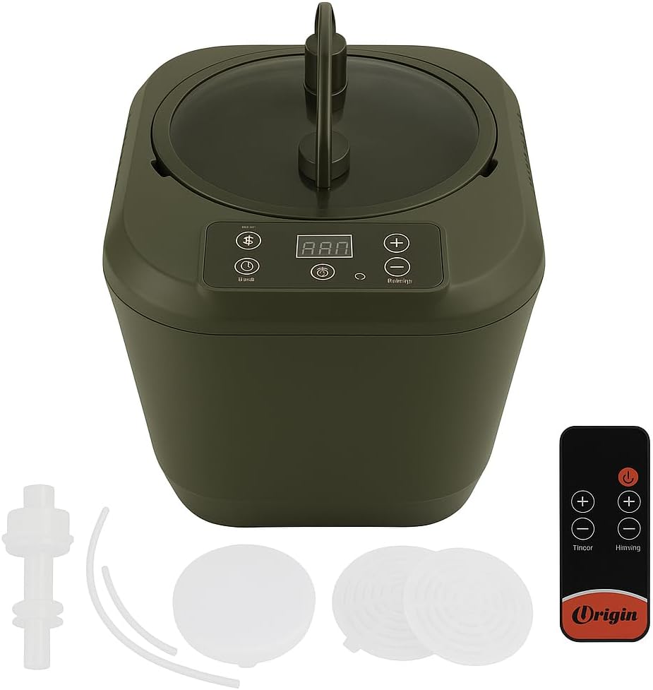 5L Sauna Steamer with Larger Volume and More Steam Output, Fcc Certified 5L & 2000W Steam Generator