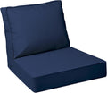 Outdoor Chair Cushions, 24 x 24 x 5 + 19 inches, Set of 1 | Patio Furniture Replacement Seat Cushions