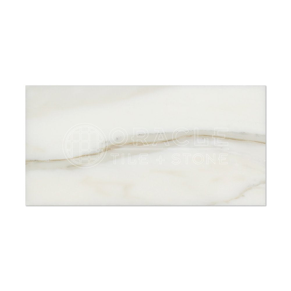 Calacatta Gold (Italian Calcutta) Marble 3 X 6 Subway Field Tile, Honed