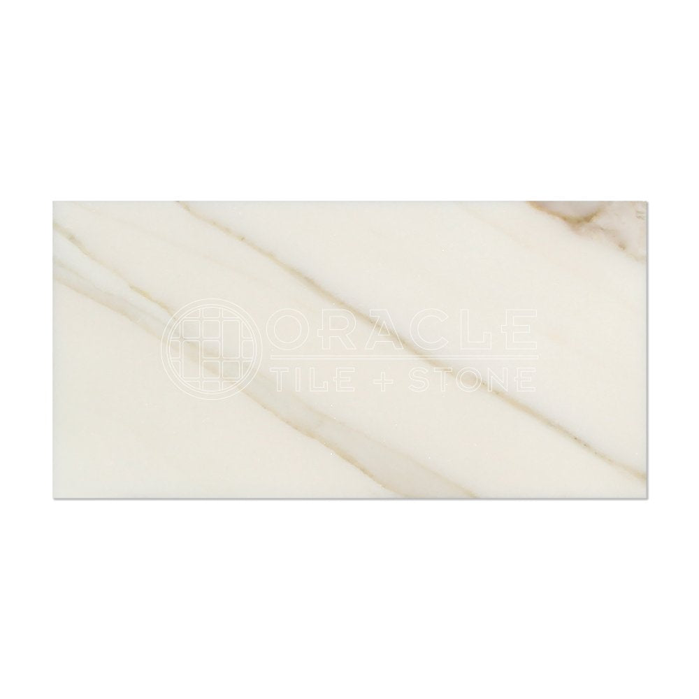Calacatta Gold (Italian Calcutta) Marble 3 X 6 Subway Field Tile, Honed