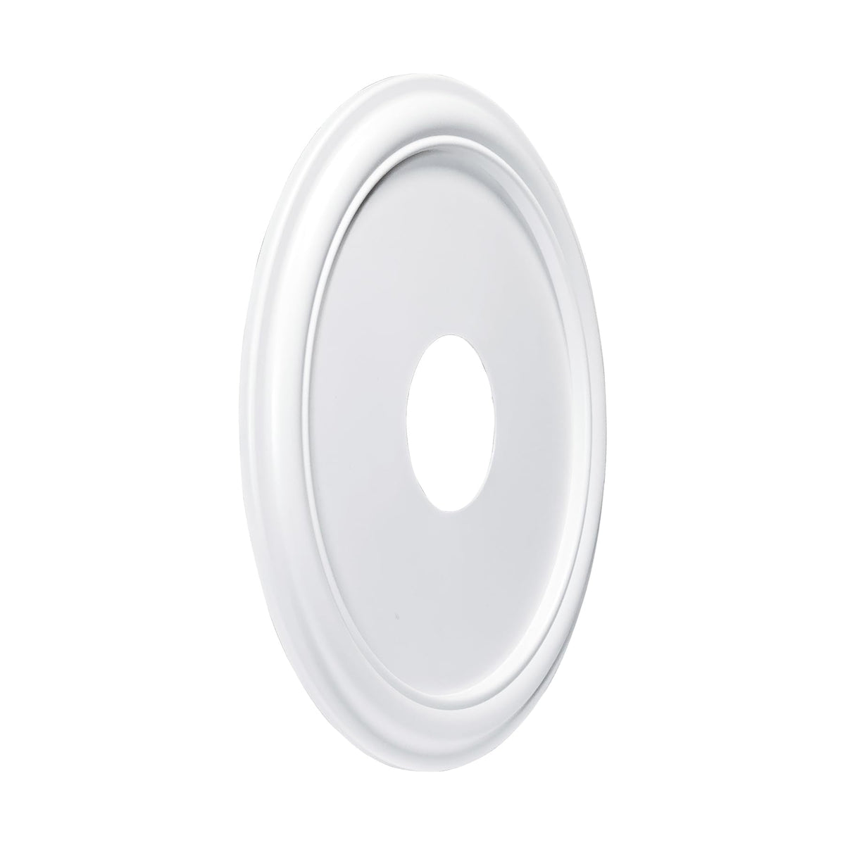 Molded Nylon Ceiling Medallion for Light Fixtures and Ceiling Fans 16"OD x 4"ID x 3/4"P (Fits Canopies up to 12-3/8")