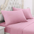 Premium Pima Cotton Sheet Set 400 Thread Count with Inch Deep Pockets, Twin XL-Baby Pink