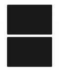 23.6'' by 15.7''Flexible Silicone Placemat Non Slip Waterproof Heat Resistant Dinner Table Black 2 pcs