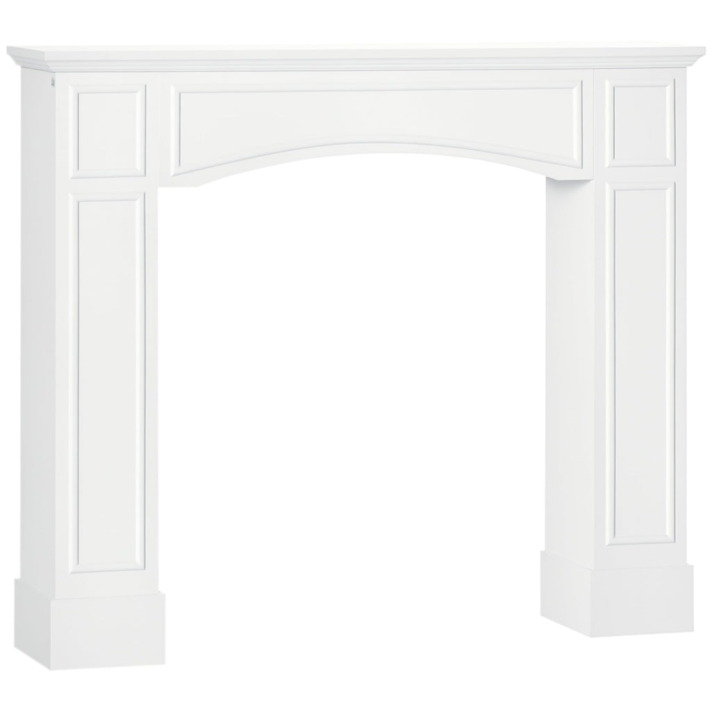 Modern Fireplace Mantel for Interior Width 29" White