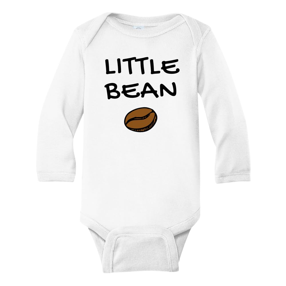 Kids Tshirt Baby Bodysuit Coffee Little Bean Baby Bodysuit Newborn Outfit Baby Shower Gift