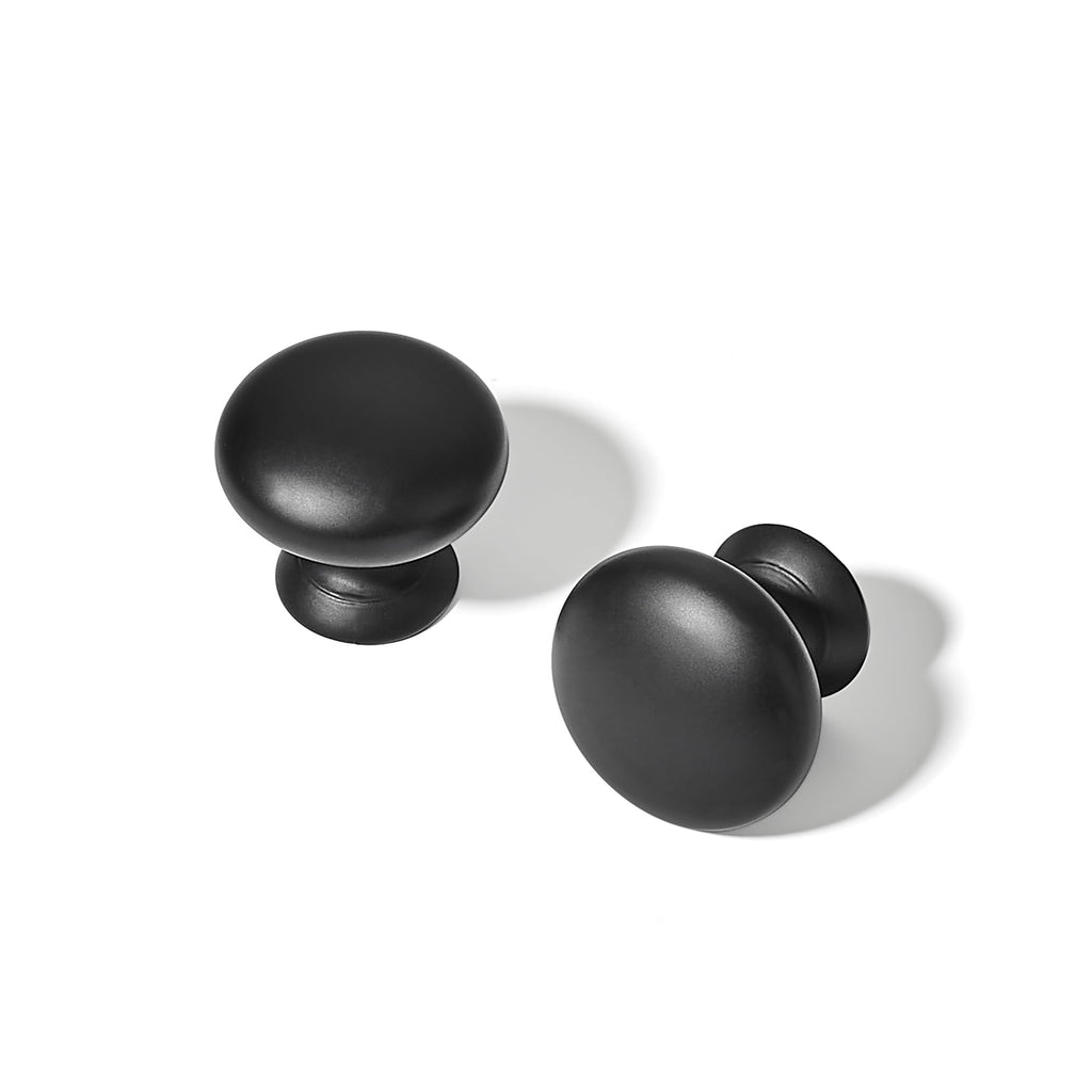 10 Pack Cabinet Knob- Matte Blcak Furniture Hardware Handles Cabinets Bedroom Dresser Wardrobe Cabinet Pulls