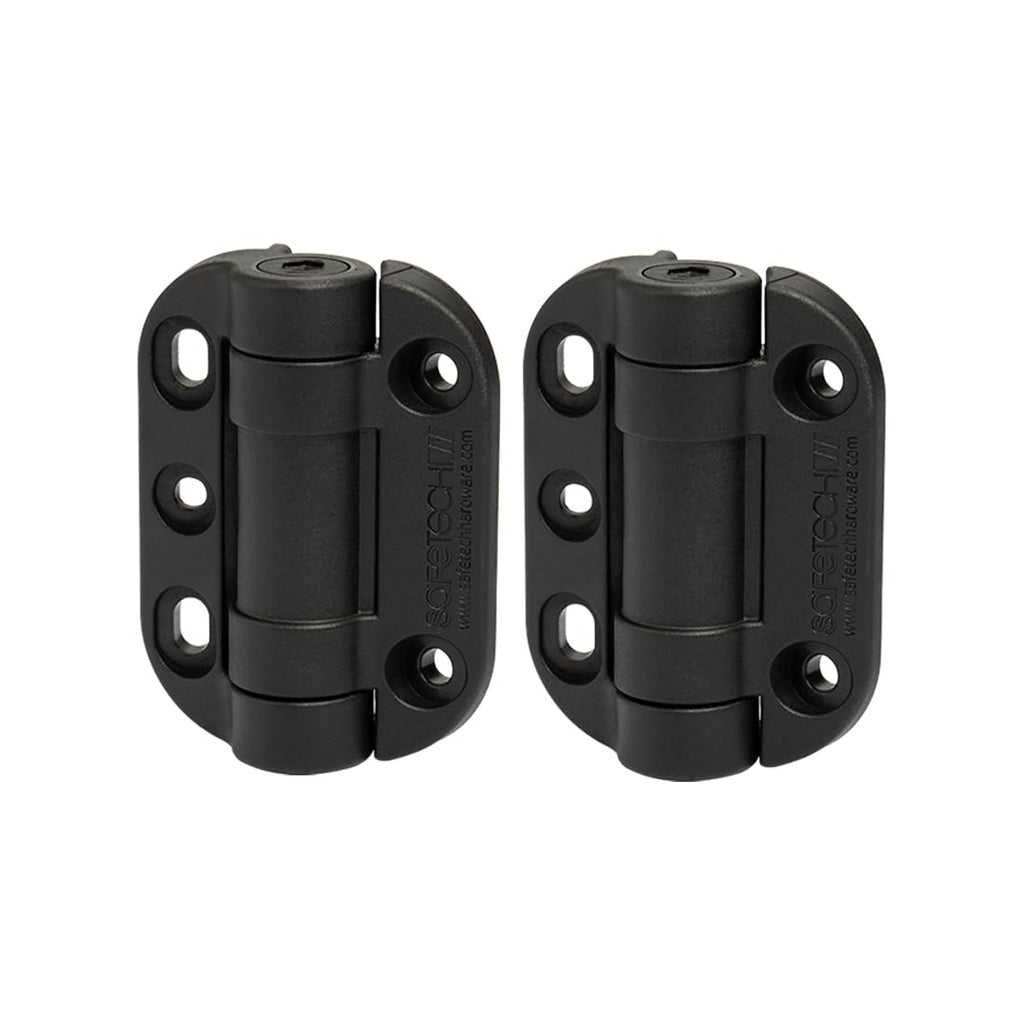 Self Closing Gate Hinges | Self-Aligning Heavy Duty Spring Hinges | Adjustable Tension | Pool Safety Hinges
