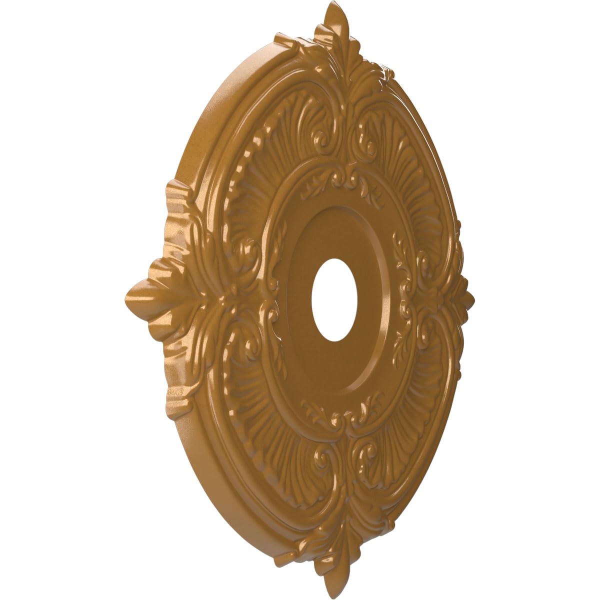 Attica Thermoformed PVC Ceiling Medallion (Fits Canopies up to 7 3/4"), 22"OD x 3 1/2"ID x 1"P, Universal