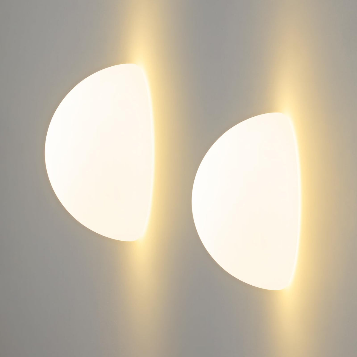 Modern Globe Glass Wall Sconces Set of 2: Small 7 In Art Deco Light Fixture