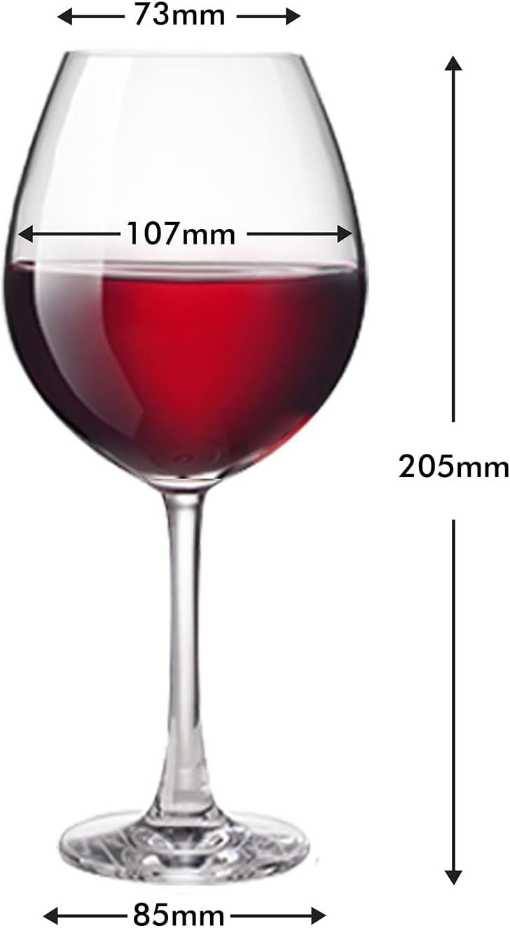 Unbreakable Red Wine Glasses with Stem 22oz Set of 2, Shatterproof Tritan Plastic Stemmed Outdoor Glasses, Reusable & Dishwasher Safe, Hot Tub, Travel, Camping, Beach & Pool Wine Glasses
