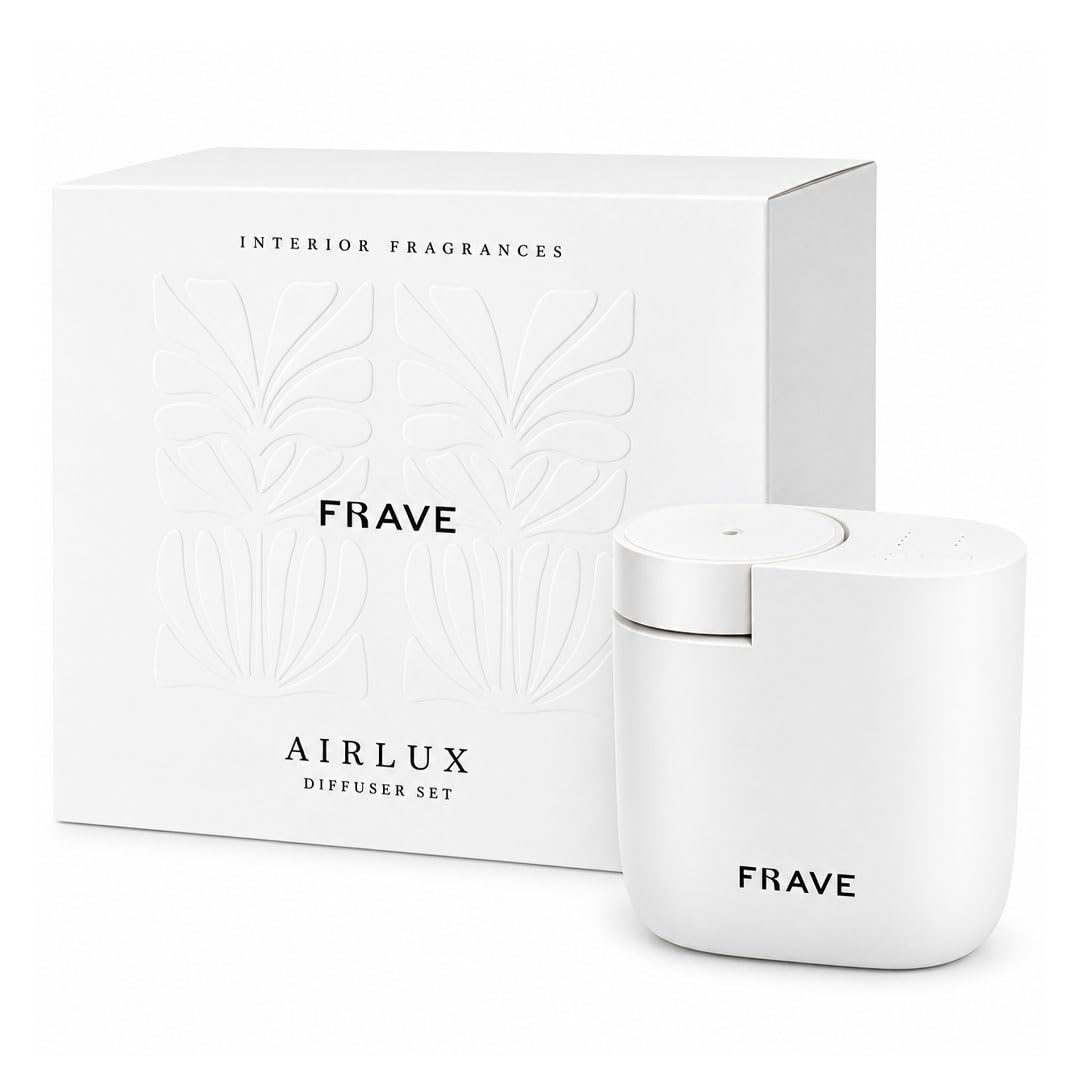Air Lux Diffuser, Plug-in Waterless Diffuser for Essential Oil, Smart Bluetooth App Control, Covers Up to 500 sqft