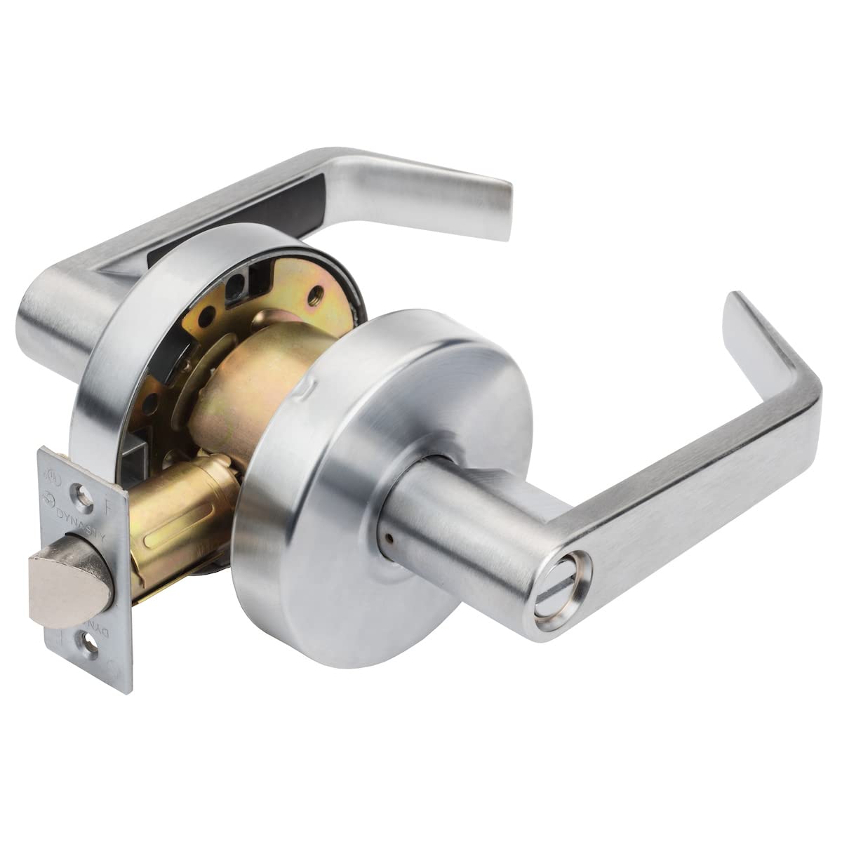 Augusta Passage Lever Set, ADA, Grade 2, Satin Chrome