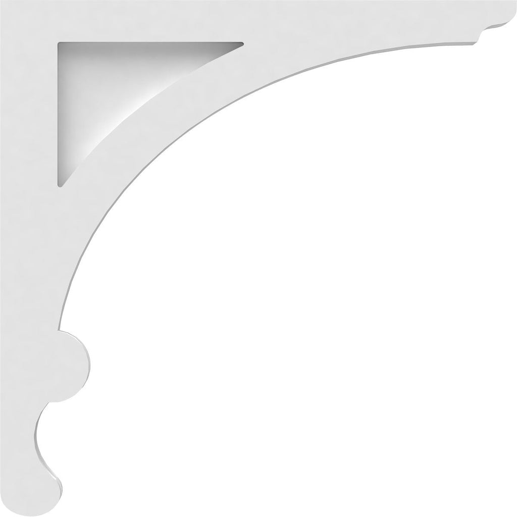 1 7/8"W X 22"D X 22"H Legacy Architectural Grade PVC Corbel