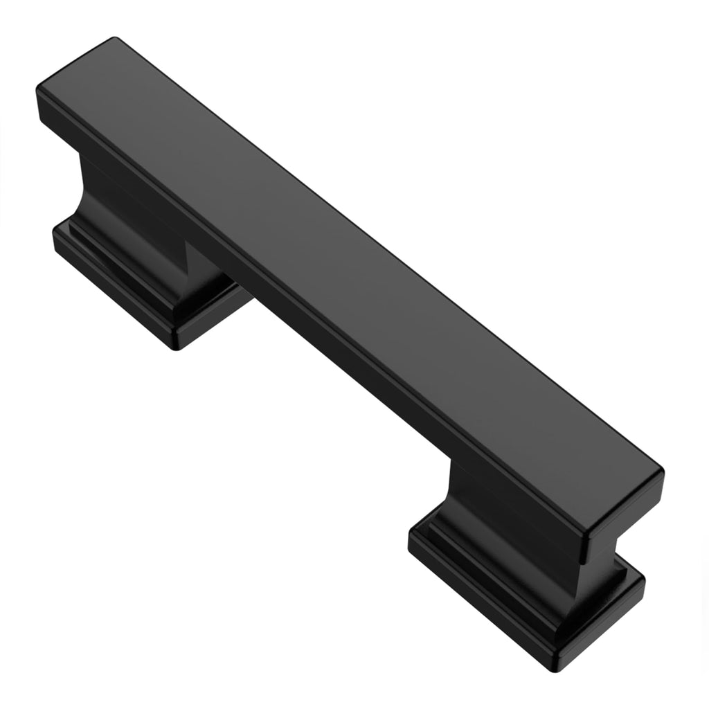 3" Matte Black Cabinet Pulls and Handles 10 Pack, AL3061MB