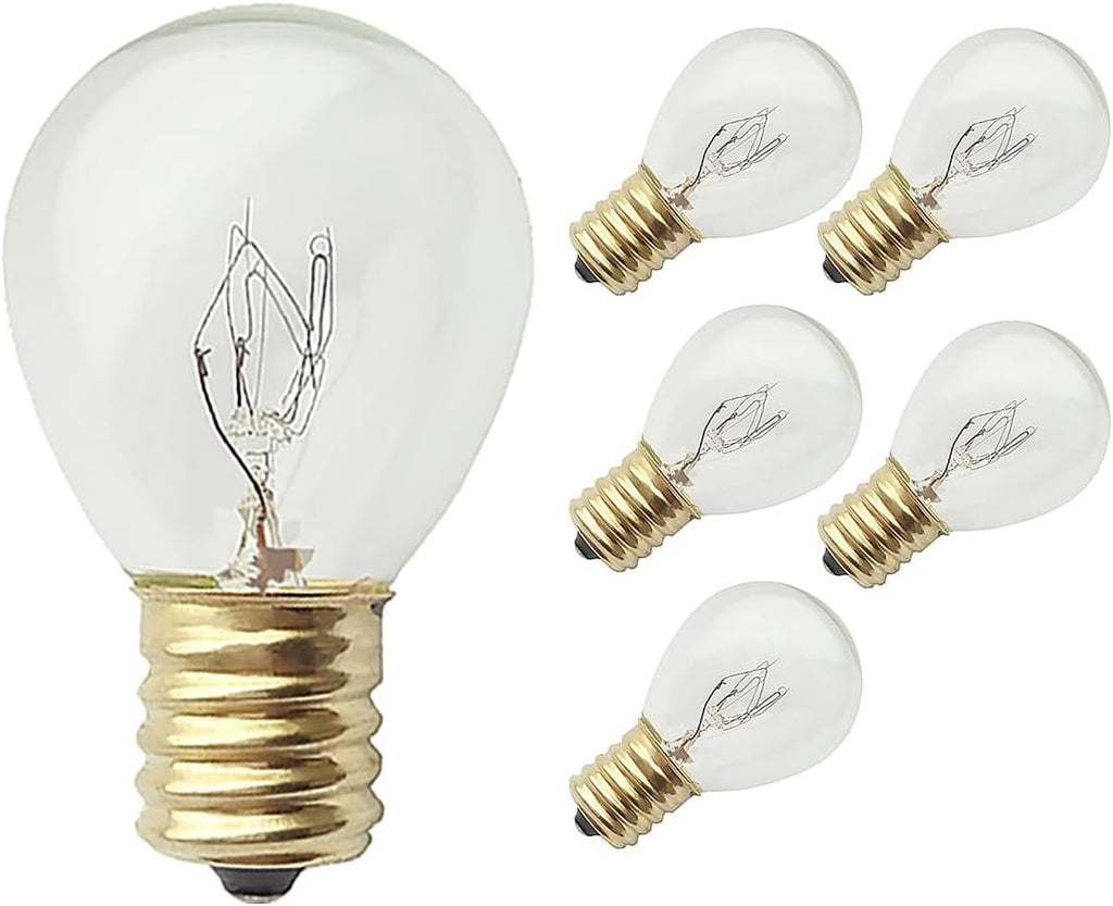 E17 40W Tungsten Incandescent Light Bulb S11 Light Bulb Clear Globe Bulb 150W Halogen Bulb Equivalent Lava lamp